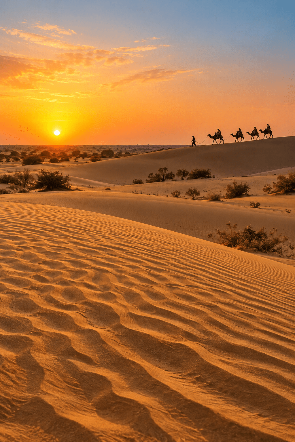 Sam Sand Dunes near Shree Desert Camp, Jaisalmer