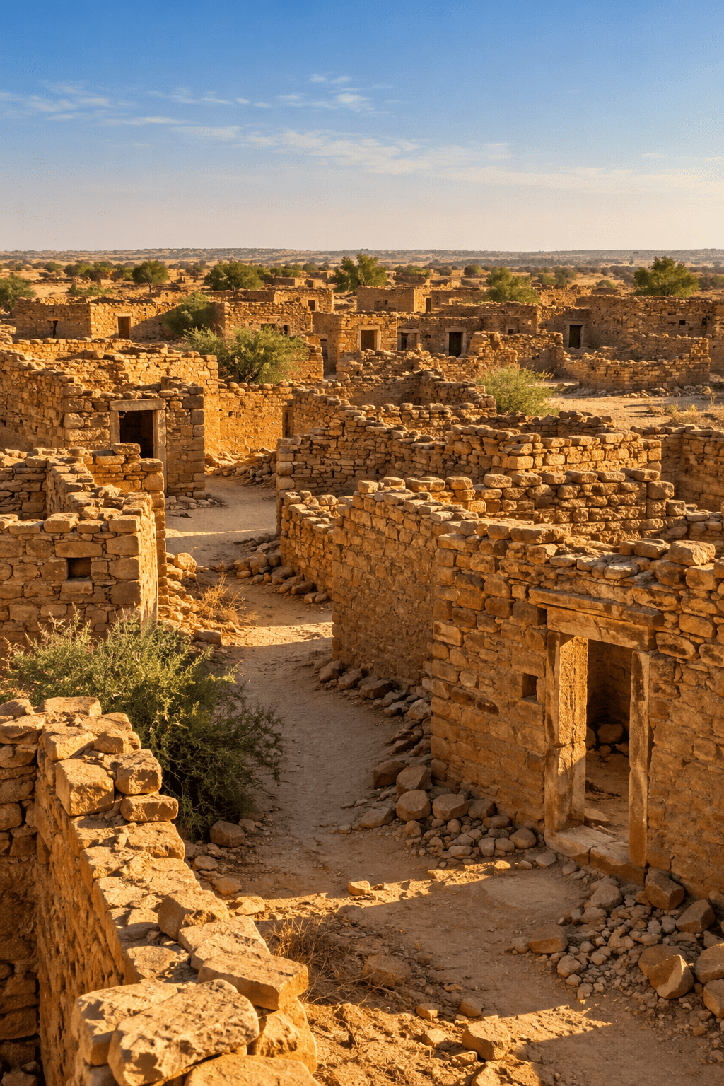 Abandoned Kuldhara village near Jaisalmer