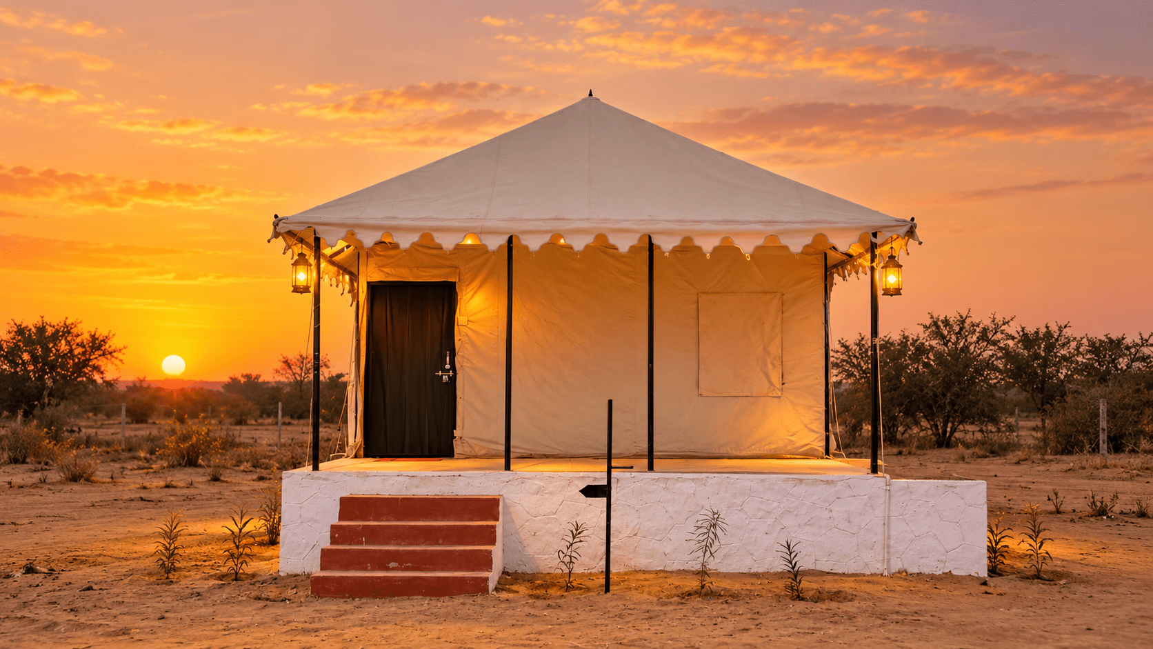 Luxury Cottage with AC at Shree Desert Camp & Resort, Jaisalmer, photo 3