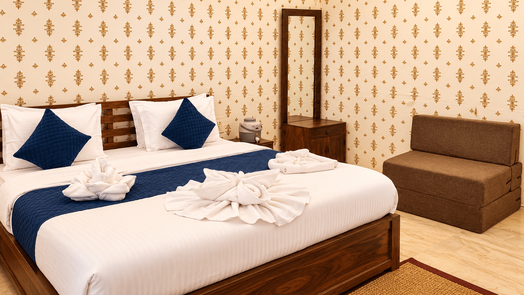 Grand Luxury Swiss Cottage with AC at Shree Desert Camp, Jaisalmer