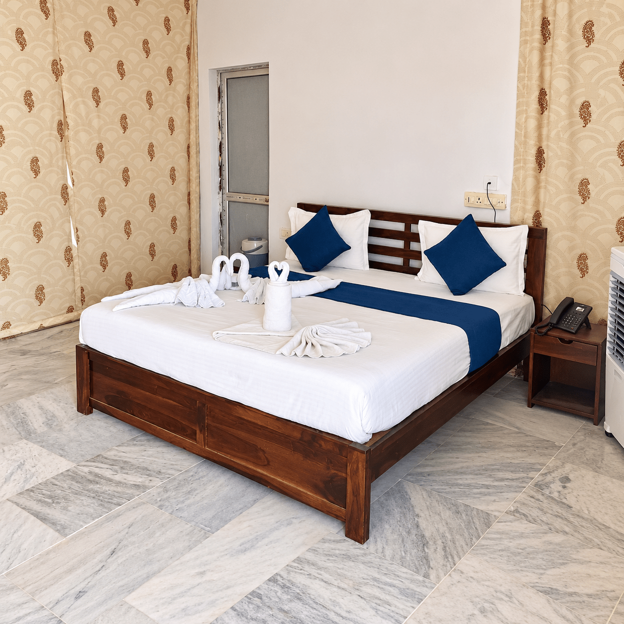 Super Deluxe Swiss Tent with AC at Sam Sand Dunes, Jaisalmer